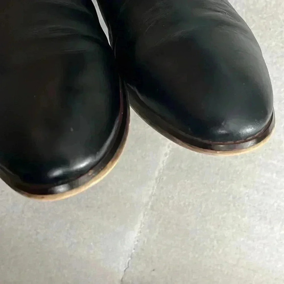 [10EE]Florsheim Baldwin  Black Leather Men Plain Toe Chukka Boots - Picture 6 of 12